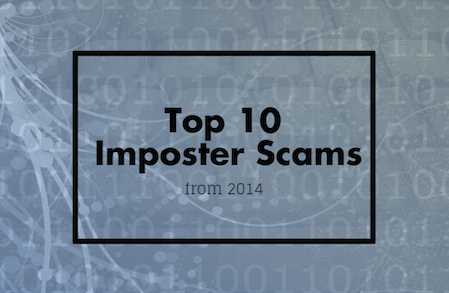 Imposter scam infographic