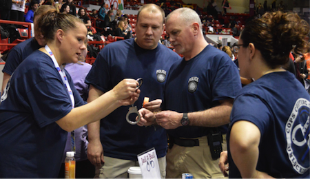 Simmons Public Safety team members at Relay for Life