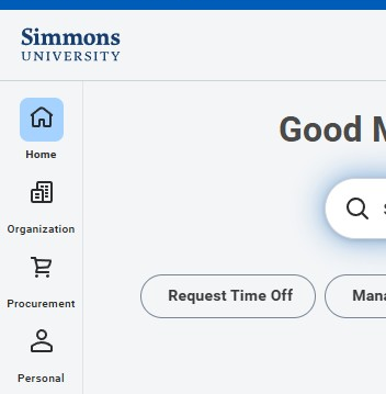 Image of customizable navigation sidebar